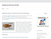 Tablet Screenshot of gallstones-treatments.com